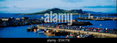 Howth Harbour et des yeux d'Irlande, Dublin, Irlande Banque D'Images