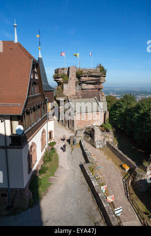 Saverne, France, vue du château Hohbarr Banque D'Images