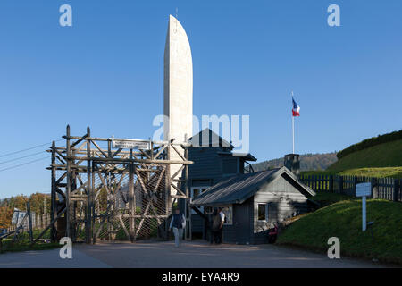 Natzweiler, France, l'entrée de l'ancien camp de concentration de Natzweiler-Struthof Banque D'Images