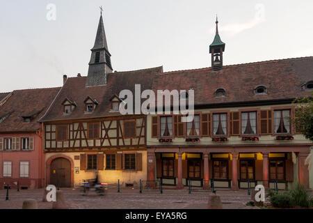 Kaysersberg, France, ville natale d'Albert Schweitzer Banque D'Images