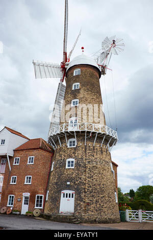 Maud Foster Mill Willoughby Road Boston Lincolnshire UK Banque D'Images