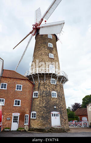 Maud Foster Mill Willoughby Road Boston Lincolnshire UK Banque D'Images