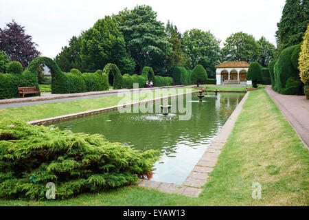 Ayscoughfee Hall Museum et jardins, Spalding Lincolnshire UK Banque D'Images