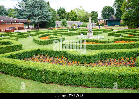 Ayscoughfee Hall Museum et jardins, Spalding Lincolnshire UK Banque D'Images