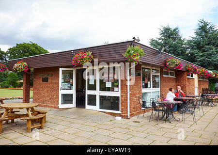 Ayscoughfee Hall Museum et Jardins Cafe, Churchgate Spalding Lincolnshire UK Banque D'Images