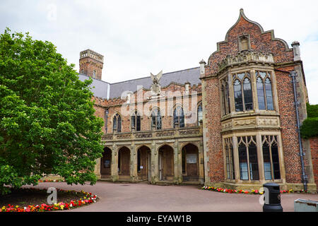 Ayscoughfee Hall Museum et jardins, Churchgate Spalding Lincolnshire UK Banque D'Images