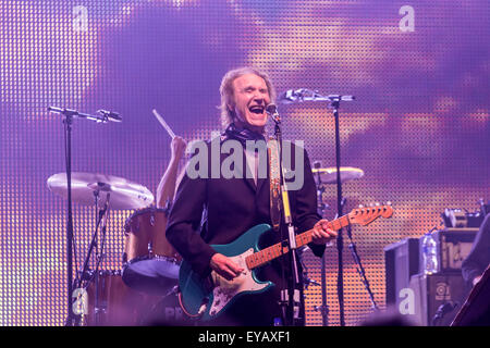 Londres, Royaume-Uni, le 24 juillet 2015. Ray Davies, musique, temps de Greenwich Old Royal Naval College de Greenwich. Crédit : Robert Stainforth/Alamy Live News Banque D'Images