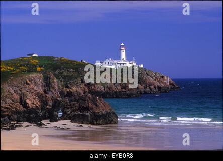 Fanad Head Lighthouse, Co Donegal, Irlande ; phare construit en 1817 à l'entrée de Lough Swilly de Mulroy Bay Banque D'Images