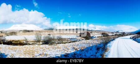 Mount Errigal, Muckish Mountain, Co Donegal, Irlande Banque D'Images