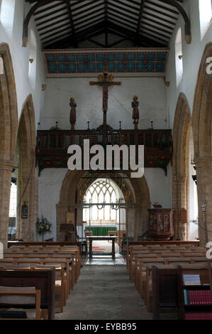 L'église Saint Etheldreda, Horley, Oxfordshire, England, UK Banque D'Images