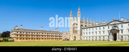 Clare College Kings College Chapel et Gibbs building l'Université de Cambridge Cambridgeshire England UK GB EU Europe Banque D'Images