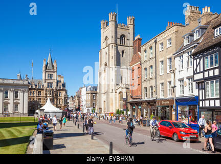 Kings Parade Centre-ville de Cambridge Cambridge Cambridgeshire England UK GB EU Europe Banque D'Images