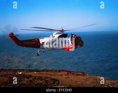 Sauvetage air-mer, Howth Head, Co Dublin, Irlande Banque D'Images