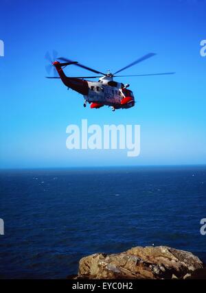 Sauvetage air-mer, Howth Head, Co Dublin, Irlande Banque D'Images