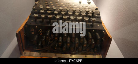 La machine Enigma. La machine de chiffrement allemande dans la seconde guerre mondiale Banque D'Images