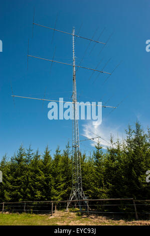 La station de radio amateur dans le sud-est de la Pologne. Banque D'Images