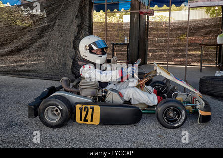 Go-Kart Enfant Banque D'Images