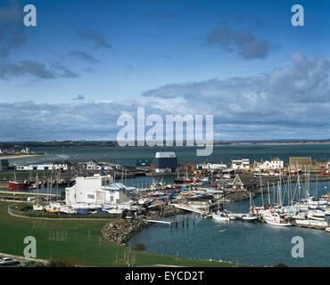 Le port de Howth, Co Dublin Howth, Yacht Club et Marina Banque D'Images