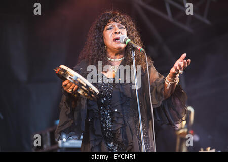 Sheffield, Royaume-Uni. Le 25 juillet, 2015. Martha Reeves et les Vandellas effectuant à Jalonnages Festival, 2015 © Myles Wright/ZUMA/Alamy Fil Live News Banque D'Images