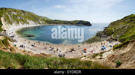 Crique de Lulworth Cove, Dorset Banque D'Images