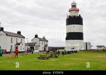 Hook Head, situé sur la péninsule de Hook, comté de Wexford, Irlande. Banque D'Images