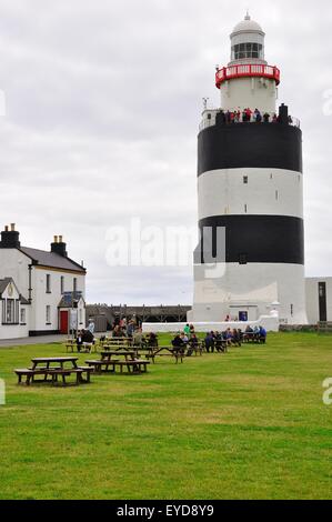 Hook Head, situé sur la péninsule de Hook, comté de Wexford, Irlande. Banque D'Images