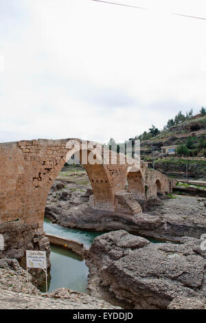 Détails de Dalal Bridge à Zakho, Kurdistan irakien, l'Irak Banque D'Images