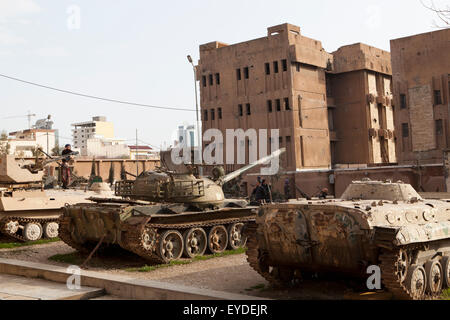 L'Amna Suraka (rouge) Musée de la sécurité en Iraq Banque D'Images