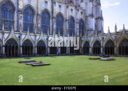 La Cathédrale de Canterbury, Canterbury, Kent, England, United Kingdom Banque D'Images