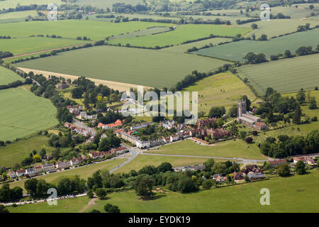 Long Melford village de Suffolk, UK Banque D'Images