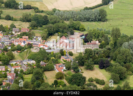 Photo aérienne de l'oeil dans le Suffolk, UK Banque D'Images