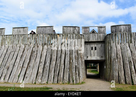 Château viking Trelleborgen en Trelleborg, Suède Banque D'Images