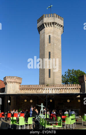 Castello Café au vieux château d'eau à Karlskrona, Blekinge, Suède Province Banque D'Images