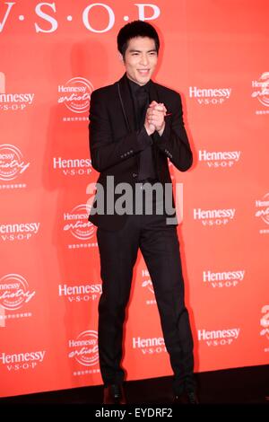 Taipei, Taiwan, Chine. 27 juillet, 2015. Jam Hsiao assiste à la conférence de presse d'Hennessy artistry à Taipei, Taiwan, Chine, le 27 juillet, 2015. © TopPhoto/Alamy Live News Banque D'Images