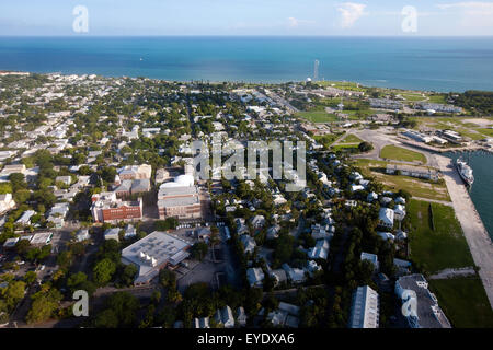 Vue aérienne de Key West, Floride, États-Unis d'Amérique Banque D'Images