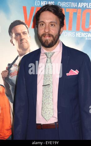 Hollywood, Californie, USA. 27 juillet, 2015. Jonathan Kite assiste à la première de ''Vacances'' au Village Theatre à Westwood, ca le 27 juillet 2015. 2015. Credit : Phil Roach/Globe Photos/ZUMA/Alamy Fil Live News Banque D'Images