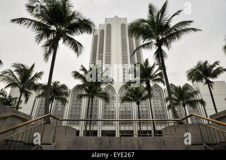 Dans un bâtiment blanc de la Malaisie, Kuala Lumpur 2011 Banque D'Images