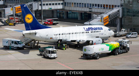 L'aéroport de Düsseldorf Banque D'Images