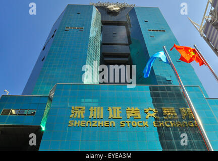 Centre financier de la bourse, 03 août 2011 à Shenzhen, Chine. Banque D'Images