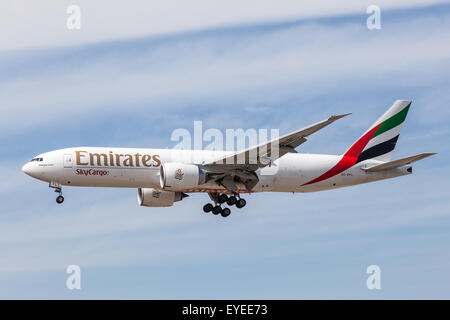 Emirates SkyCargo Boeing 777 F Banque D'Images