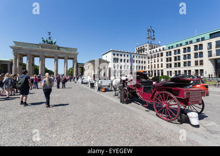 Brandenburger Tor, Berlin Allemagne - Brandenburg gate Banque D'Images