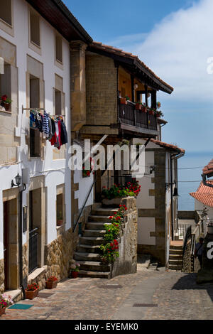 Station balnéaire de Llanes, Asturias, Espagne du Nord Banque D'Images