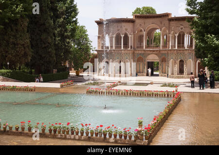 Jardin Qajar (Bagh-e Shahzade) ; Mahan, Iran Banque D'Images