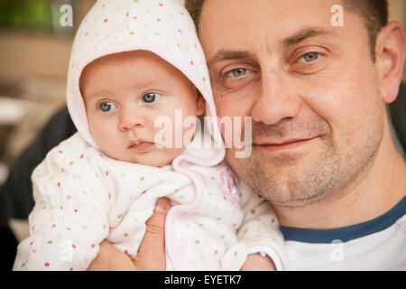 Fille à papa Banque D'Images