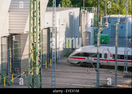 La glace à Munich/München, Allemagne Banque D'Images