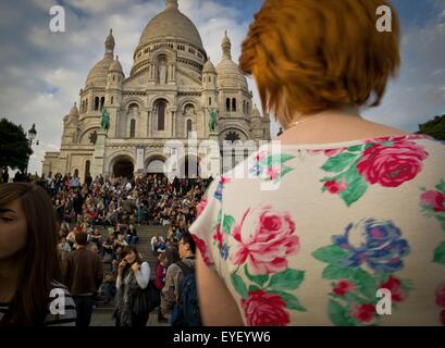 Montmartre, le Sacré Coeur de Paris 21/10/2012 - Sylvain Leser Banque D'Images