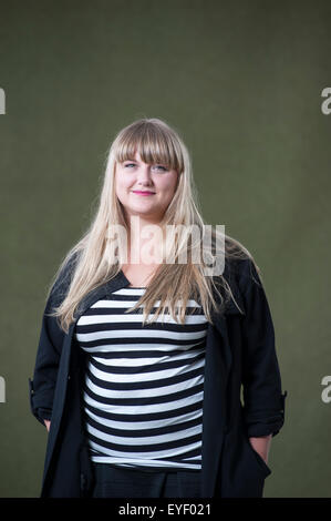 Hannah poète Jane Walker, apparaissant à l'Edinburgh International Book Festival. Banque D'Images