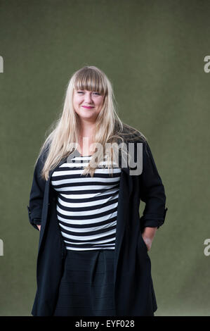 Hannah poète Jane Walker, apparaissant à l'Edinburgh International Book Festival. Banque D'Images