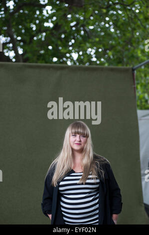 Hannah poète Jane Walker, apparaissant à l'Edinburgh International Book Festival. Banque D'Images