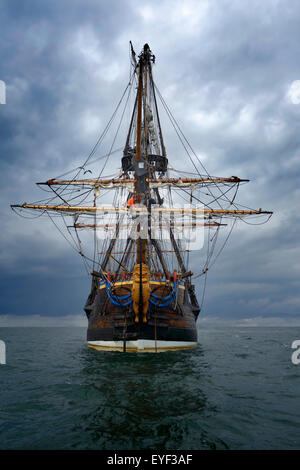 Le navire suédois Götheborg. Réplique du suédois d'origine compagnie des Indes à partir de 1700es. Soi-disant le plus grand bateau à bateau en bois dans Banque D'Images